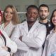 Photo of lab workers smiling